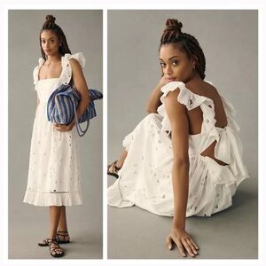 Forever That Girl Tie Back Ruffle Maxi Dress